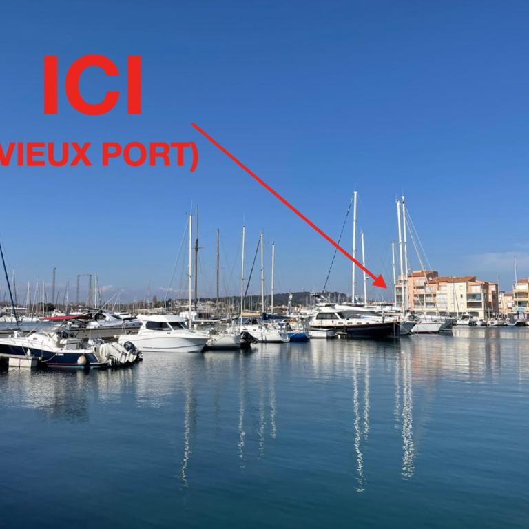 Studio - Les pieds dans l'eau agréable en toutes saisons 4 couchages - climatisation - parking privé - piscine sur mer - vue magnifique et rare - situation optimum - Les argonautes - Ile des pêcheurs - Cap d'Agde - One-Bedroom Apartment - 38