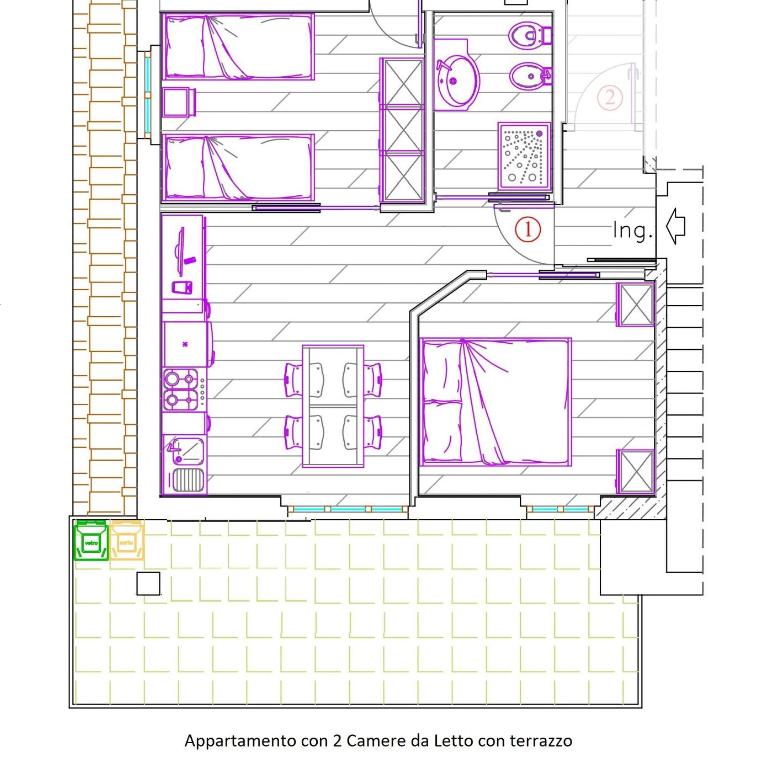 Casa Celeste - Appartamento con 2 Camere da Letto - 10