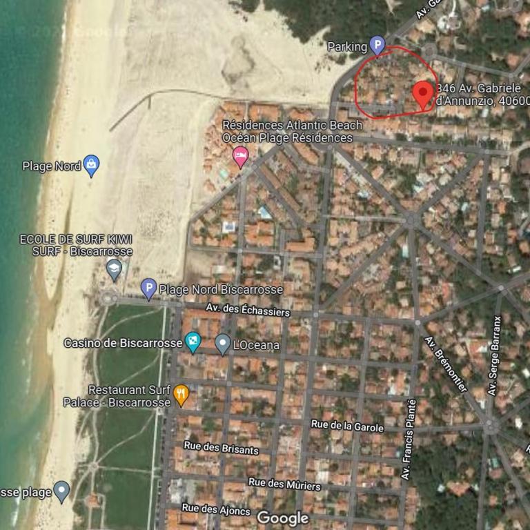 Biscarrosse-plage jolie maisonnette avec terrasse privative - 200m de la plage - Appartement 1 Chambre avec Terrasse - 16
