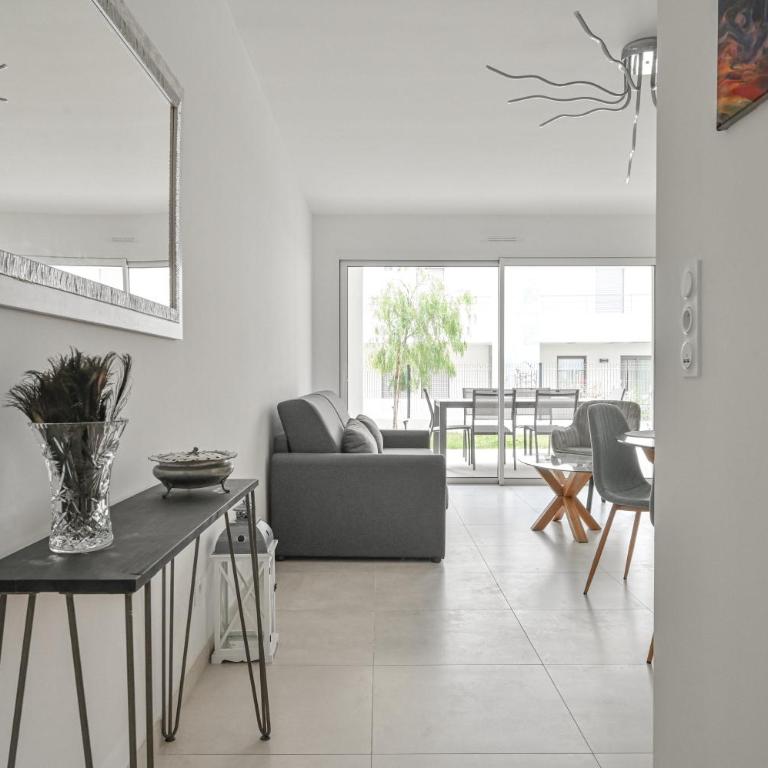 T2 NEUF A4 RDJ-PISCINE–ACCÈS DIRECT PLAGES ET CENTRE VILLAGE– - Appartement 1 Chambre - 6