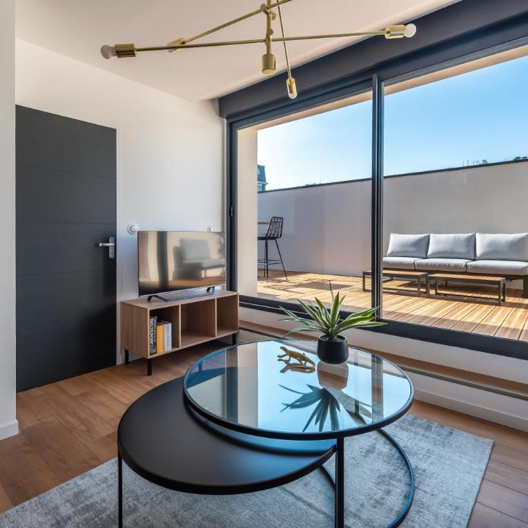 DOWNTOWN ROOFTOP - CENTRE VILLE - WiFi - TERRASSE - NETFLIX - Appartement avec Terrasse - 4