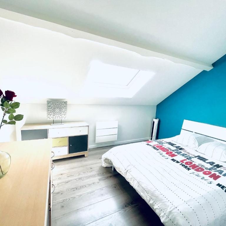 Le Red Loft à 5min du centre-ville avec parking privatif gratuit - Appartamento con 1 Camera da Letto - 34