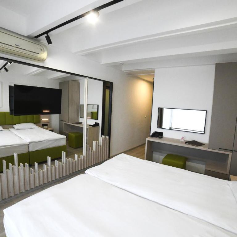 Medical and Spa Centre Merkur - Deluks Dvokrevetna Soba sa Bračnim Krevetom/Zasebnim Krevetima i Balkonom - 5