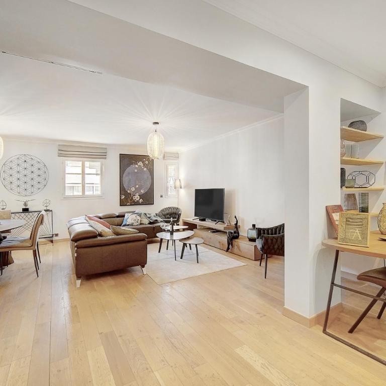 Cannes banane 50m croisette, luxueux 4 pièces dans résidence de standing - Appartement 3 Chambres - 5