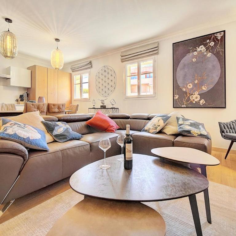 Cannes banane 50m croisette, luxueux 4 pièces dans résidence de standing - Appartement 3 Chambres - 10