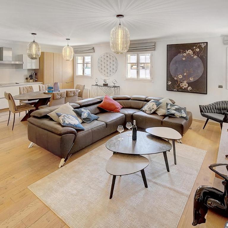 Cannes banane 50m croisette, luxueux 4 pièces dans résidence de standing - Appartement 3 Chambres - 15