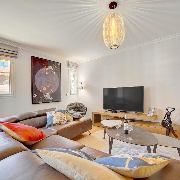 Cannes banane 50m croisette, luxueux 4 pièces dans résidence de standing - Appartement 3 Chambres - 27