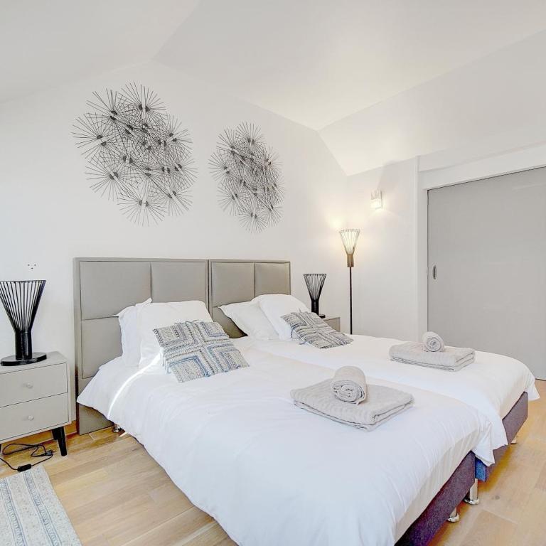 Cannes banane 50m croisette, luxueux 4 pièces dans résidence de standing - Appartement 3 Chambres - 28