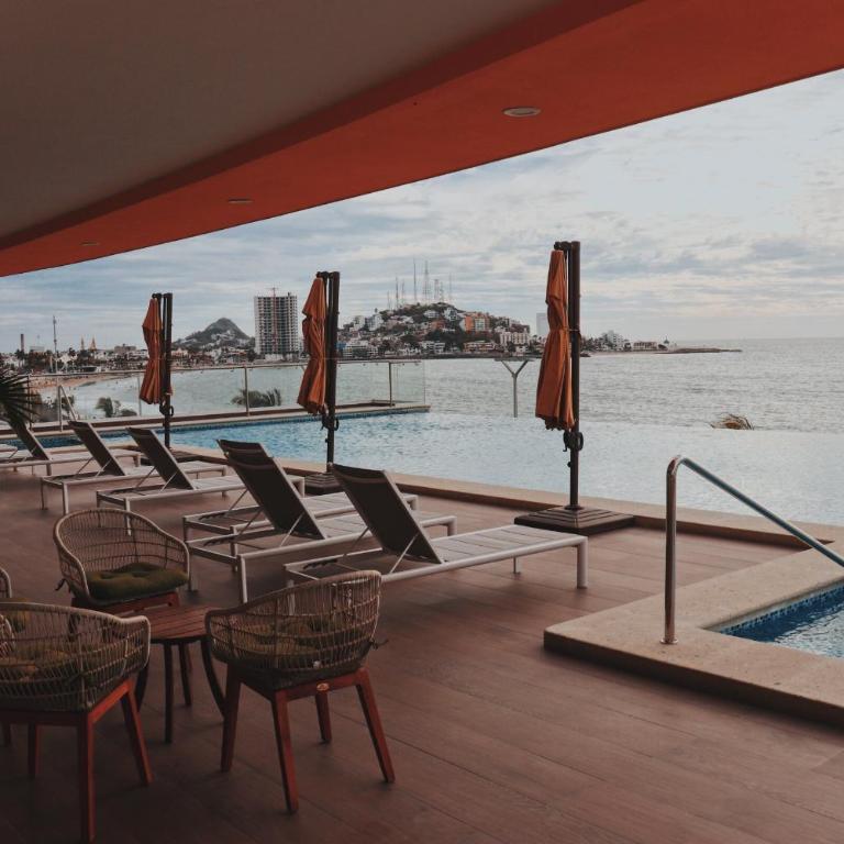 Nuevo Ap. Piso 15; vista al mar, alberca y jacuzzi - Two-Bedroom Apartment - 16