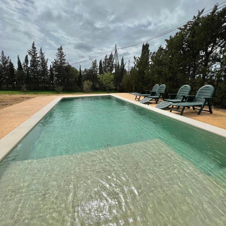 Agradable casa de campo con piscina en la Barrosa - Casa de 3 dormitorios - 5