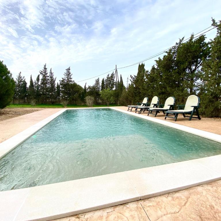 Agradable casa de campo con piscina en la Barrosa - Casa de 3 dormitorios - 2