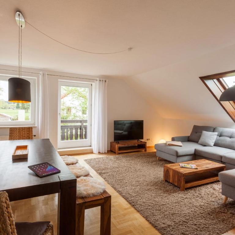 Top 98 qm Ferienwohnung im Allgäu, Balkon und Parkplatz - Apartment mit 3 Schlafzimmern - 9