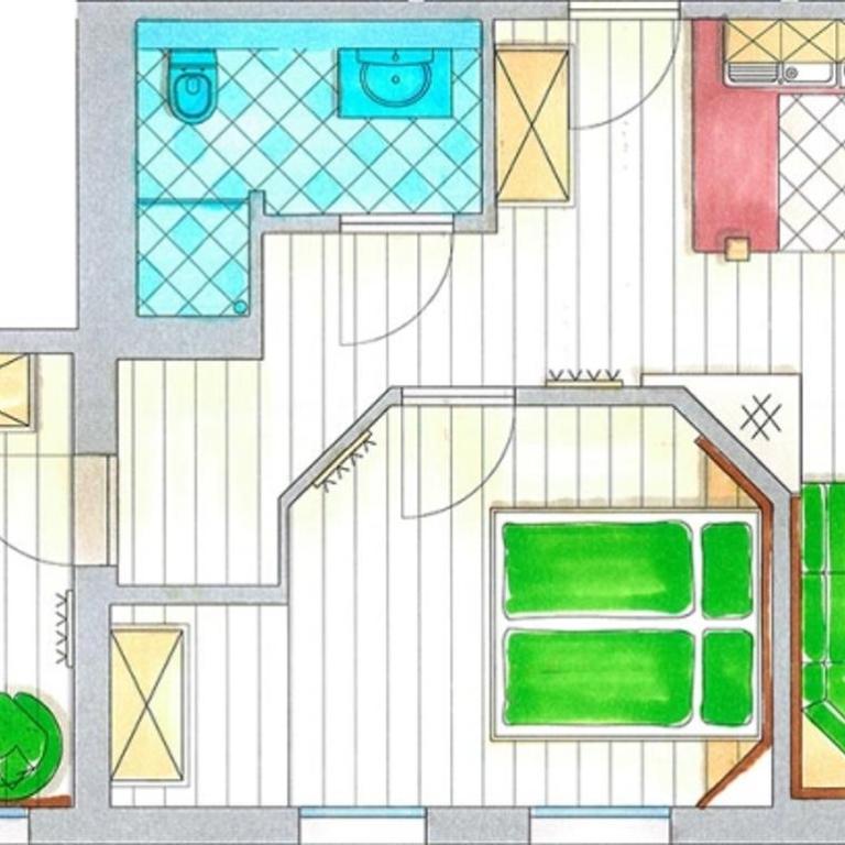 Ferienwohnung Roislerlehen - Apartment mit 2 Schlafzimmern - 1