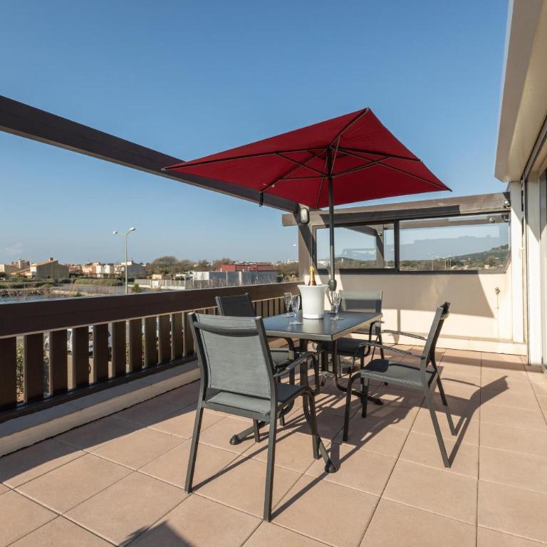 Villa Rocca - vue mer - terrasse - parking - plage - Village Naturiste - Apartment mit 1 Schlafzimmer - 20
