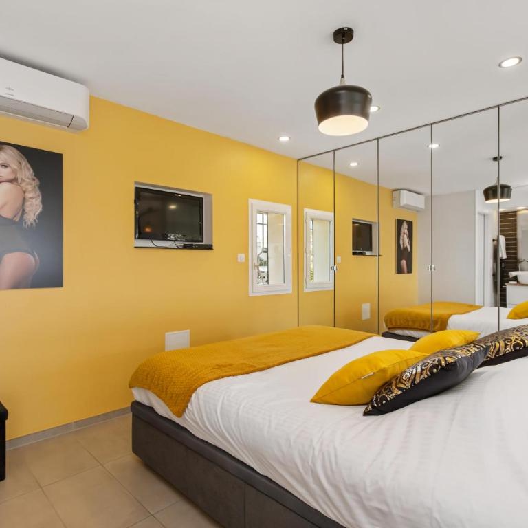Villa Rocca - vue mer - terrasse - parking - plage - Village Naturiste - Apartment mit 1 Schlafzimmer - 14