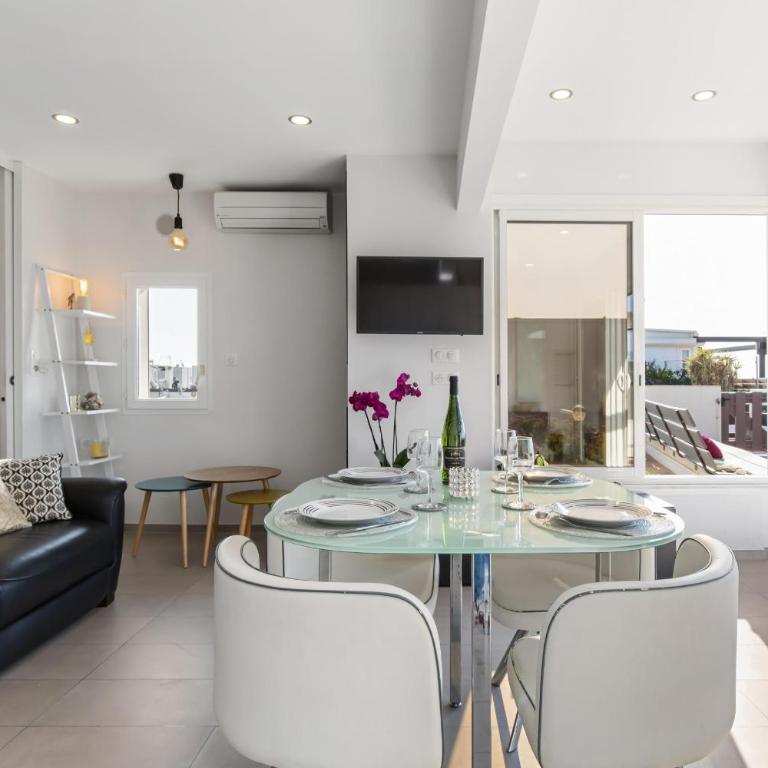 Villa Rocca - vue mer - terrasse - parking - plage - Village Naturiste - Apartment mit 1 Schlafzimmer - 10