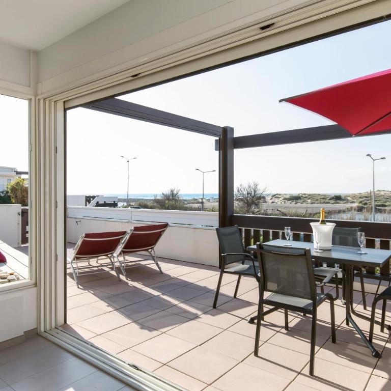 Villa Rocca - vue mer - terrasse - parking - plage - Village Naturiste - Apartment mit 1 Schlafzimmer - 17
