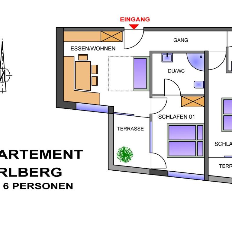 Apart Bellevue - Apartment mit 2 Schlafzimmern - 7