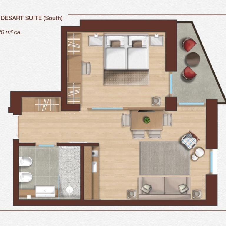 Art & Design Hotel Napura - Suite King Deluxe - 6