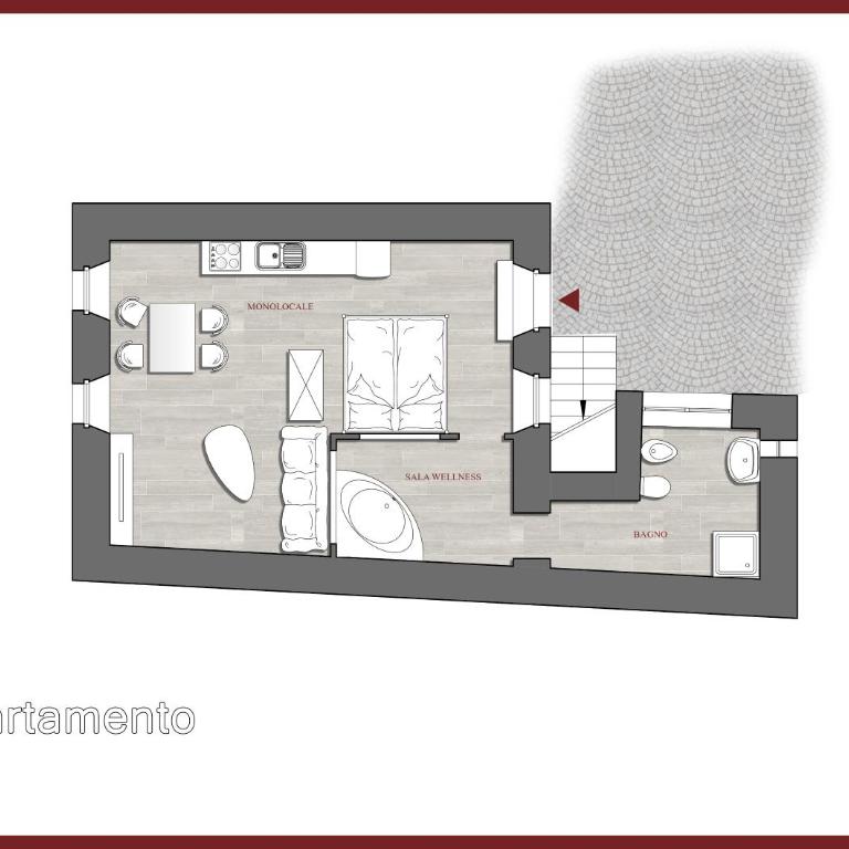 Appartamenti Relax Nus - Monolocale con Vasca Idromassaggio - 10