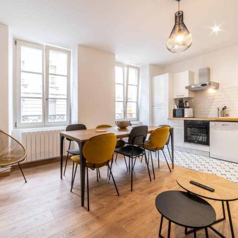 Le convivial, appartement Centre ville Mulhouse - Apartment mit 3 Schlafzimmern - 22
