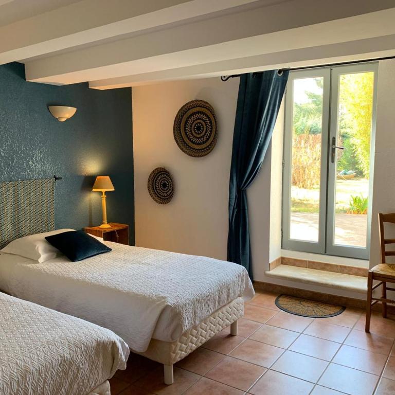 Bastide Sainte Agnès - Chambre Double - Vue sur Jardin - 6