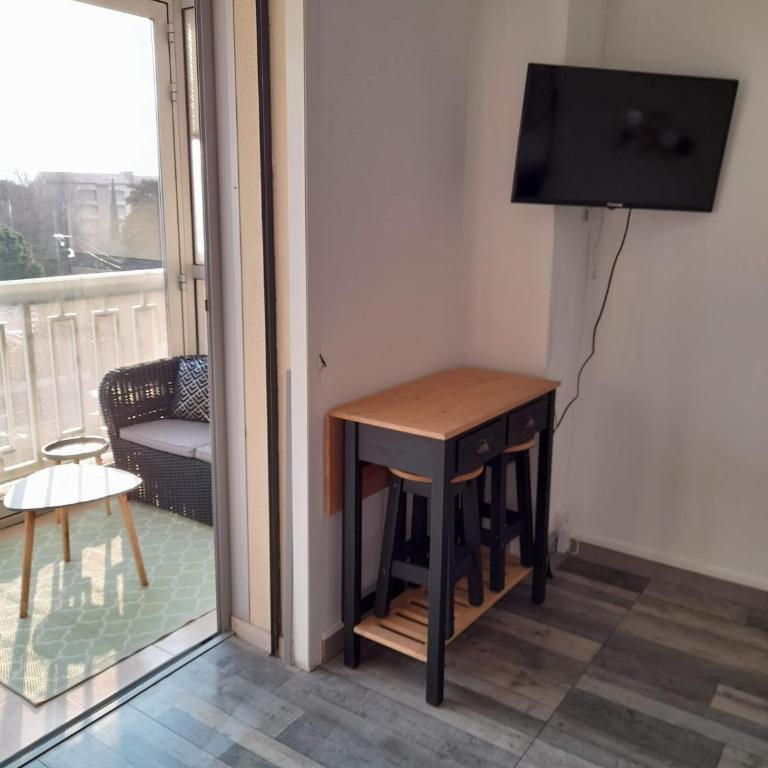 Studio type T1 avec parking et cave à 600 m de la plage - Monolocale - 4
