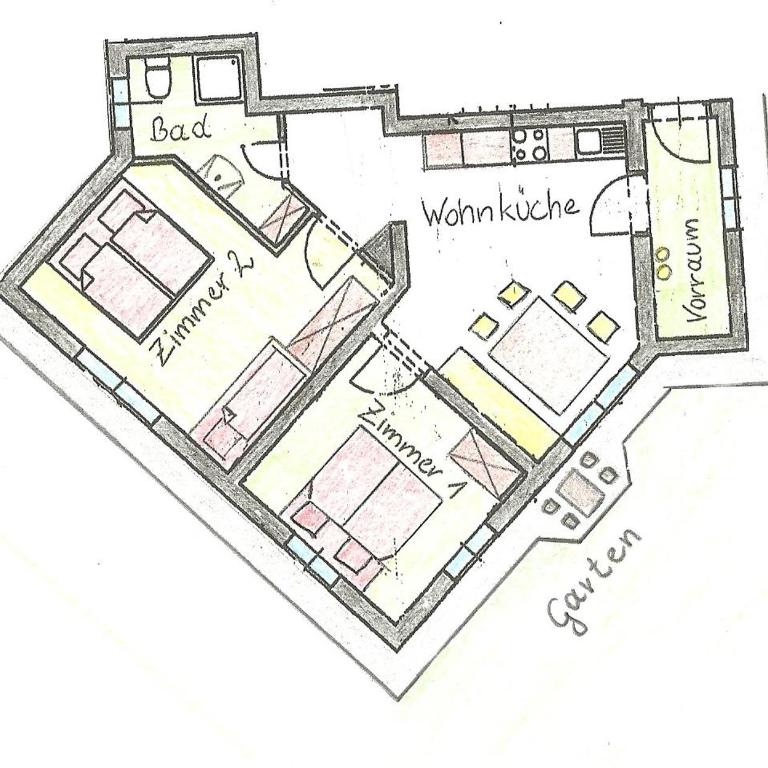 Ferienwohnung Eberharter - Apartment mit 2 Schlafzimmern und Dusche - 10