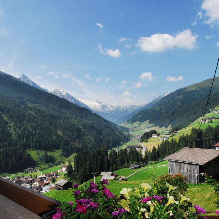 Gästehaus Bergruh - Doppelzimmer mit Balkon und Bergblick - 1