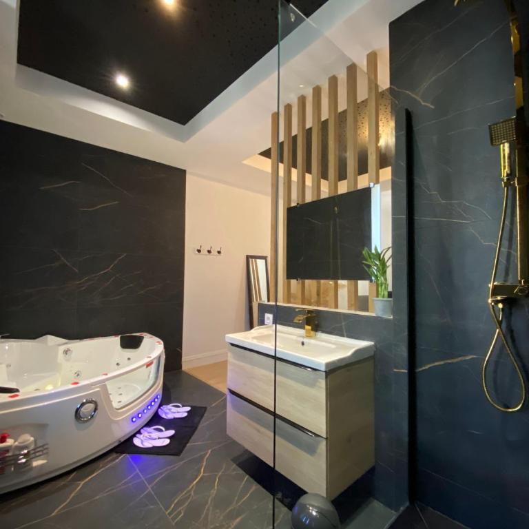 Love Room avec jacuzzi & lit King Size - Apartamento de 1 dormitorio - 6