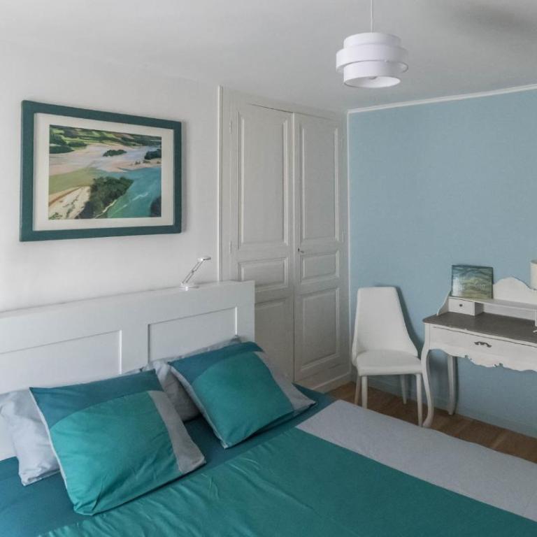Couette et café Saumur - Chambre Double avec Salle de Bains Privative - 6