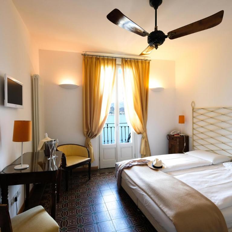 Albergo Milano - Camera Matrimoniale/Doppia con Letti Singoli con Vista Lago. - 5