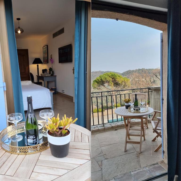 Loup Castel Boutique Hotel B&B - Chambre Lit King-Size Deluxe Menton - 6