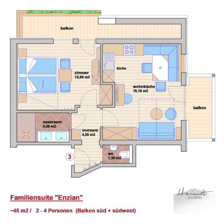 Heimat Apartments - Zillertal - One-Bedroom Apartment - 7