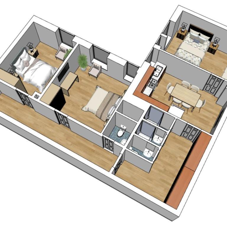 Flatista Homes - Central Station - 3BR - Appartement - 24