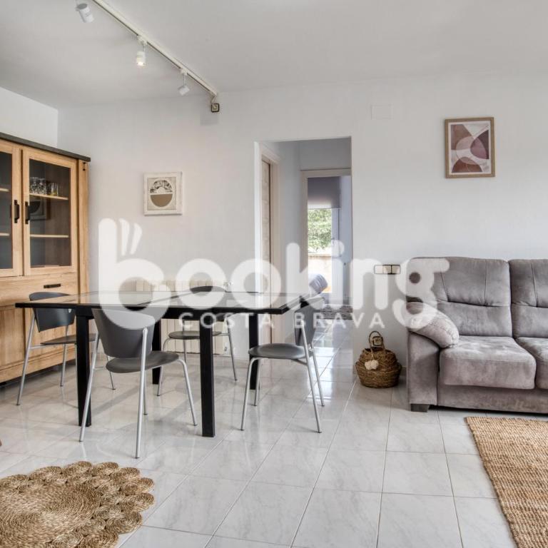 Blanco Apartament per 6 persones a 5 minuts de la Platja Gran - Apartamento con terraza - 11