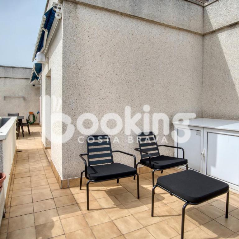 Blanco Apartament per 6 persones a 5 minuts de la Platja Gran - Apartamento con terraza - 29