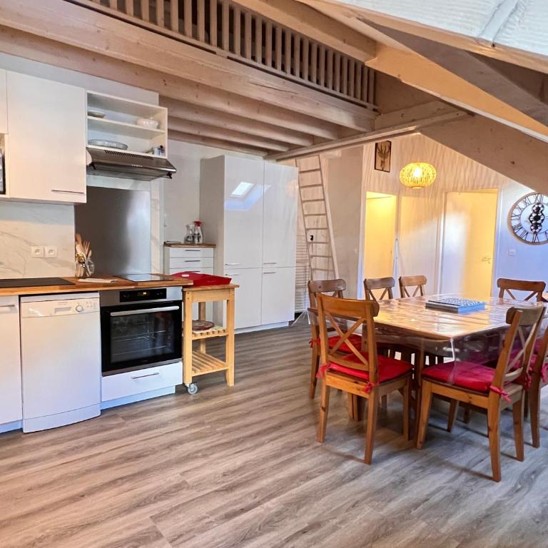 Place de la mairie T2 type loft 70m2 terrasse 35m2 - Appartement 2 Chambres - 1