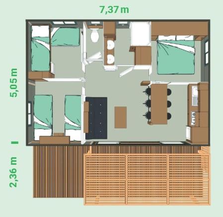 Les Lodges Chalets by Le Marintan - Chalet 3 Chambres - 2