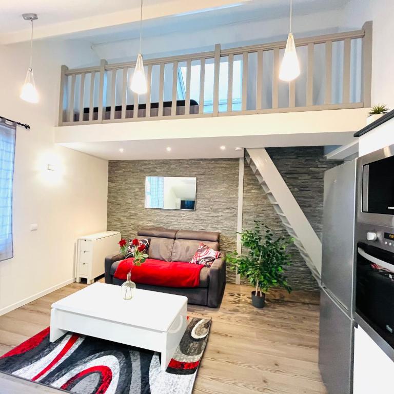 Le Red Loft à 5min du centre-ville avec parking privatif gratuit - Appartamento con 1 Camera da Letto - 15