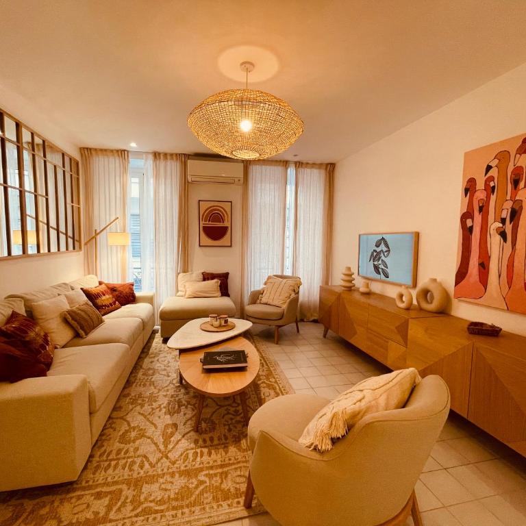 Nice Renting - PAGANINI - Spacious Apartment - 2 BedRooms - King Bed - Bathtub - Heart of Nice - Appartement 2 Chambres - 1
