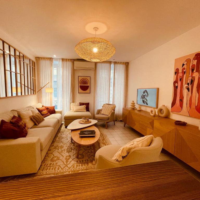 Nice Renting - PAGANINI - Spacious Apartment - 2 BedRooms - King Bed - Bathtub - Heart of Nice - Appartement 2 Chambres - 6