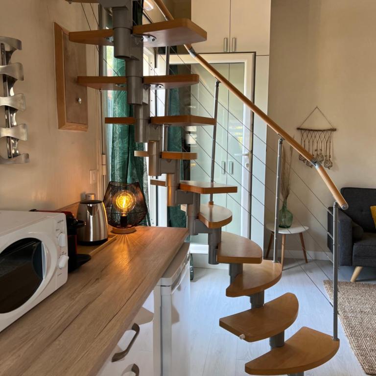 Appartement proche village naturiste, terrasse et parking - Apartment mit 1 Schlafzimmer - 8