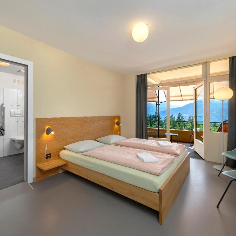 Crans-Montana Youth Hostel - Einzelzimmer mit eigenem Bad - 7