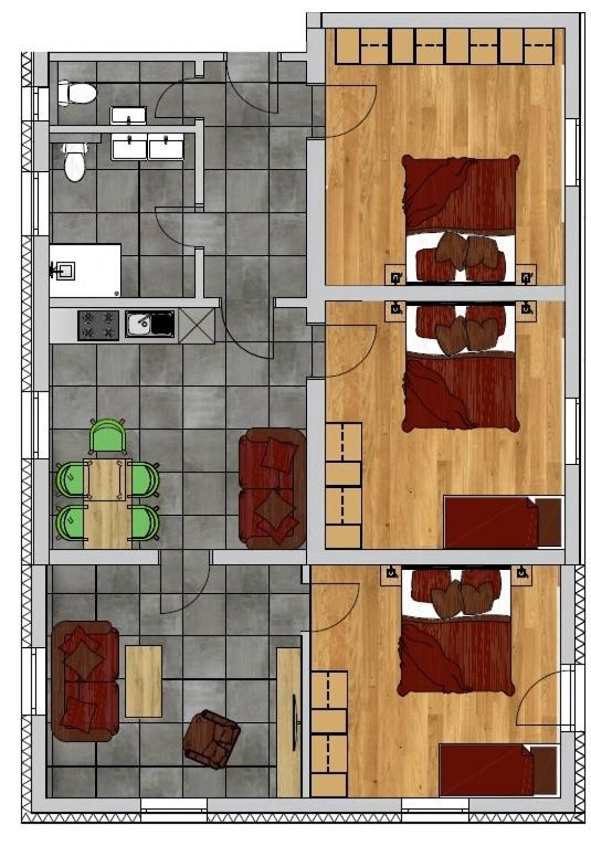 Appartement Leogang, Saalfelden Leogang Card inkludiert - Apartment mit 3 Schlafzimmern - 9
