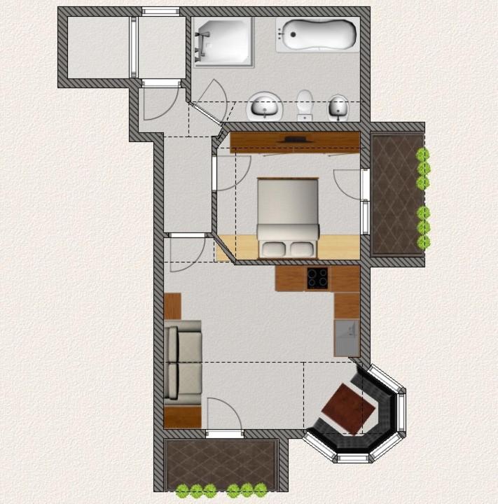 Apartments Villa Gardena - Gardenahotels - Appartamento con 1 Camera da Letto - 15
