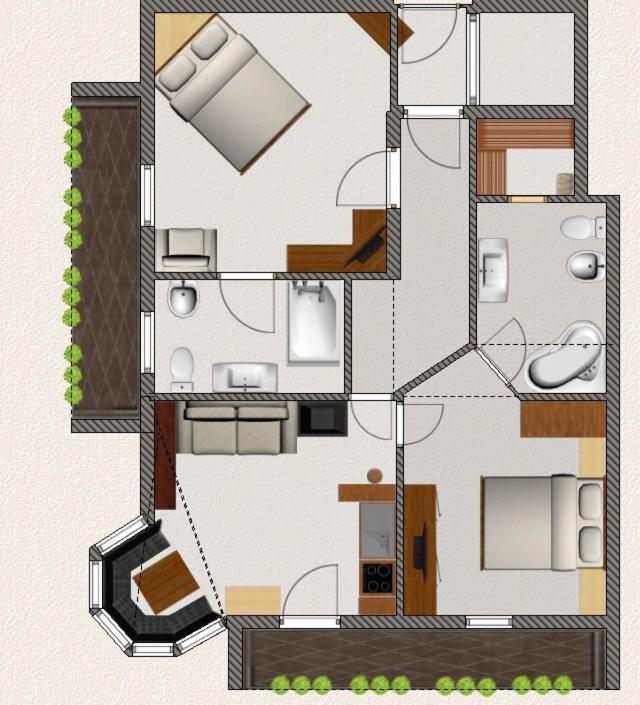 Apartments Villa Gardena - Gardenahotels - Appartamento con 2 Camere da Letto - 19