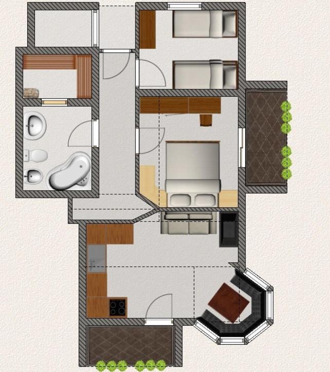 Apartments Villa Gardena - Gardenahotels - Appartamento con 2 Camere da Letto - 20