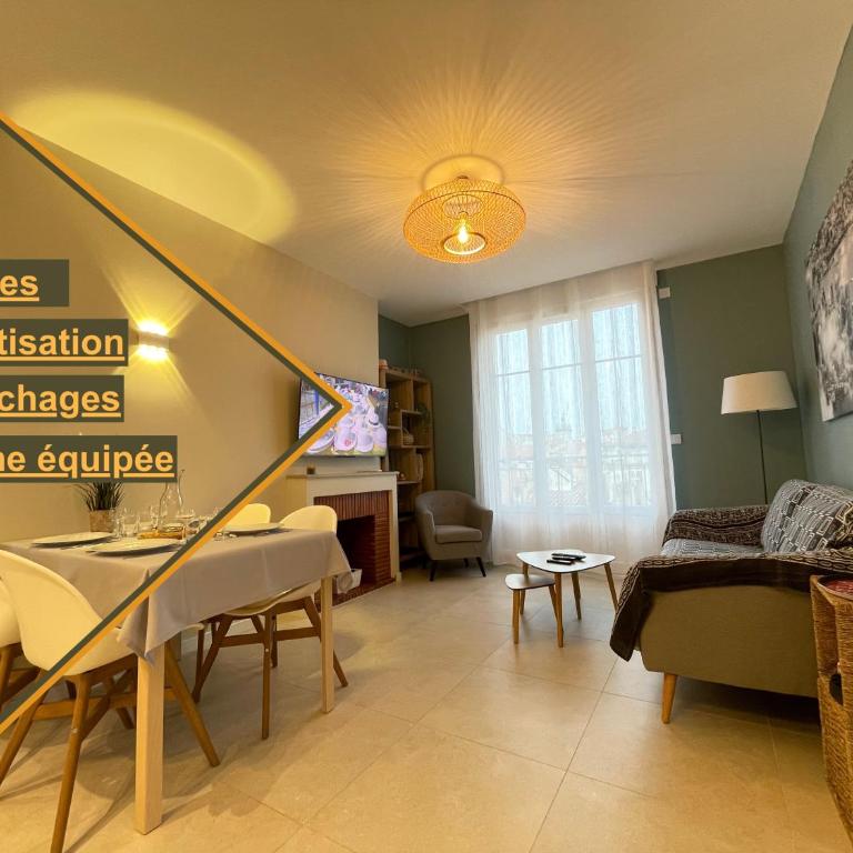 Superbe T3 climatisé - vue port de plaisance - centre historique - balcon - WIFI - 5e avec ascenseur - Appartamento con 2 Camere da Letto - 2