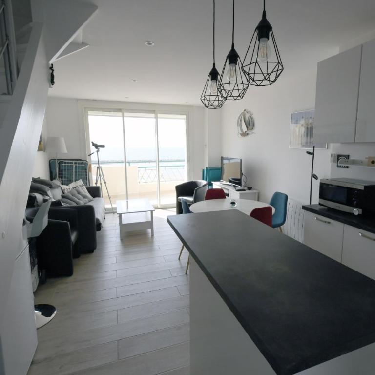 La Croix du Sud superbe appartement en duplex 2 chambres vue mer - Appartement - 83